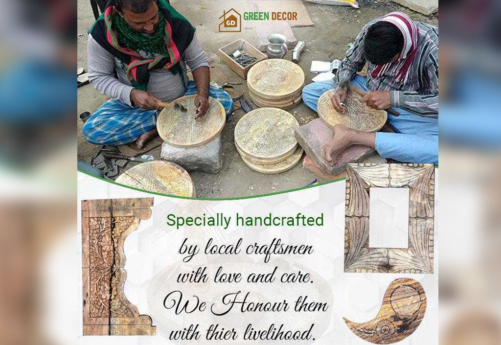 “Green Decor”, a livelihood to many local woodcraft artisans of the Saharanpur