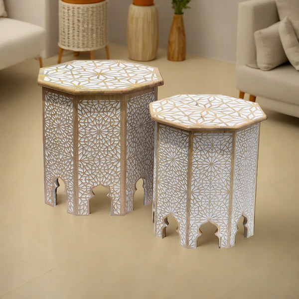 Wooden Side Stool | Handcrafted Design | Sturdy and Versatile