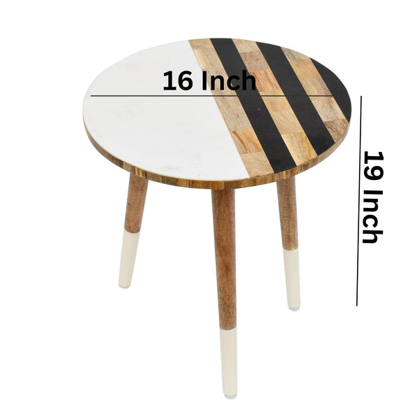 Stripe split design Resin Table