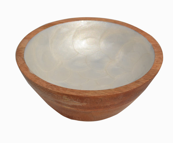 Wooden Carved Decal  Bowl