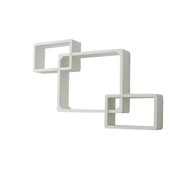 Mdf Wall Décor Shelf ( White )