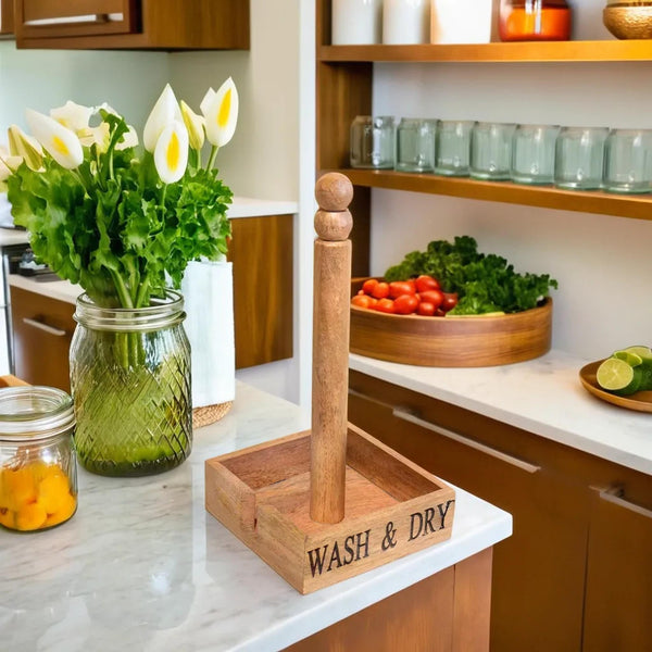 Laser engraved Square Kitchen Towel Holder