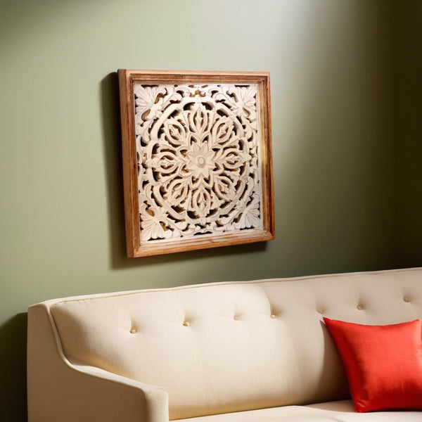 Mandala design cutwork wall décor