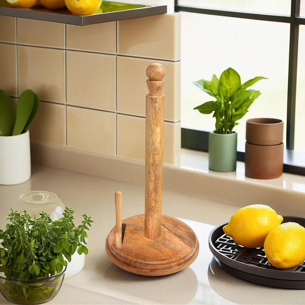 Classic wooden Kitchen Towel Holder