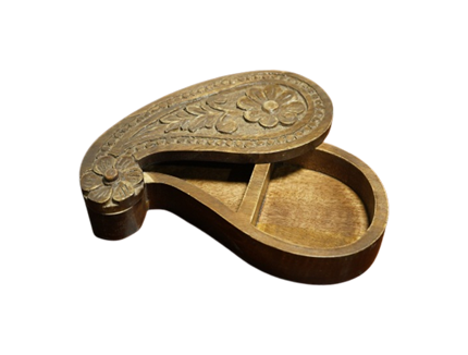 Wooden Carved  Spice Box