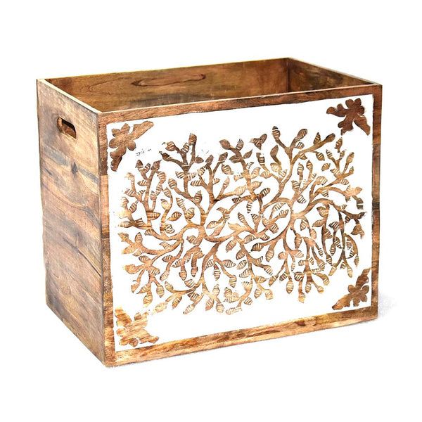 Carved Storage Crate