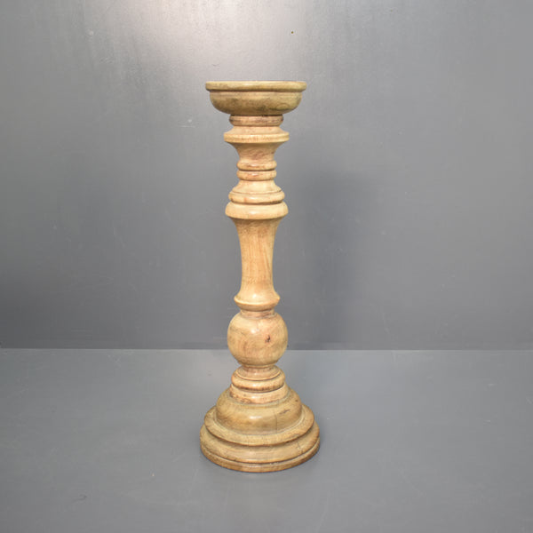 Carved Antique Candle Holder (GD1916)