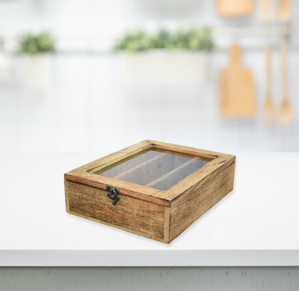 Wooden Cutlery Box (GD1828)