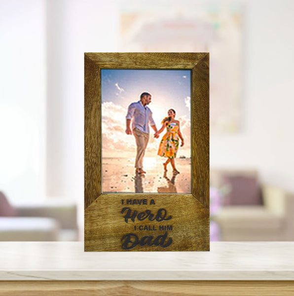 Wood Engraved Photo Frame (GD1596)