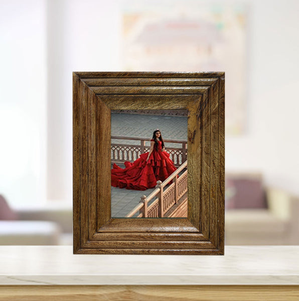 Wood Carved Antique Photo Frame (GD1540)