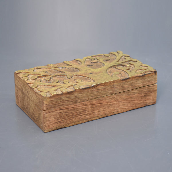 Carved Wooden Box (GD1800)