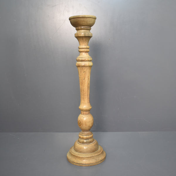 Carved Antique Candle Holder (GD1912)