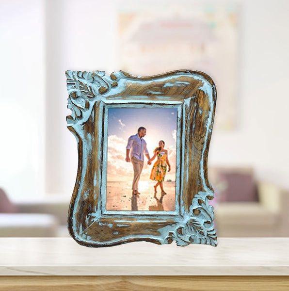 Wood Carved Antique Photo Frame (GD1555)