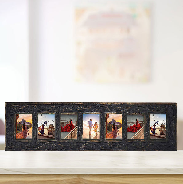 Wooden Antique Multi Photo Frame : GD1280