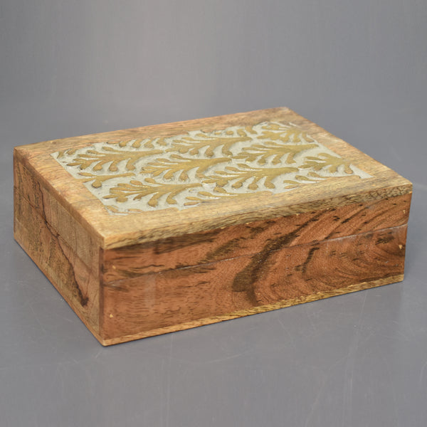 Carved Wooden Box (GD1798)