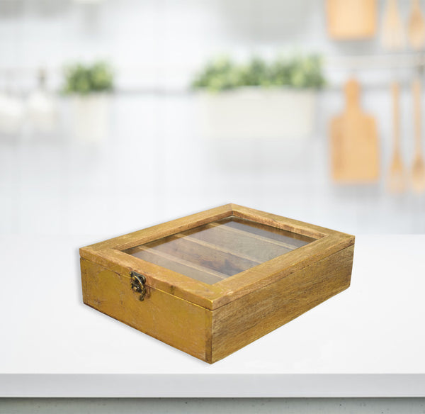 Wooden Cutlery Box (GD1829)