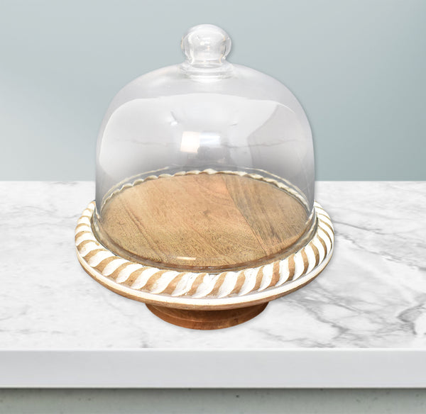 Handcrafted, Wooden Cake Stand (GD2289)