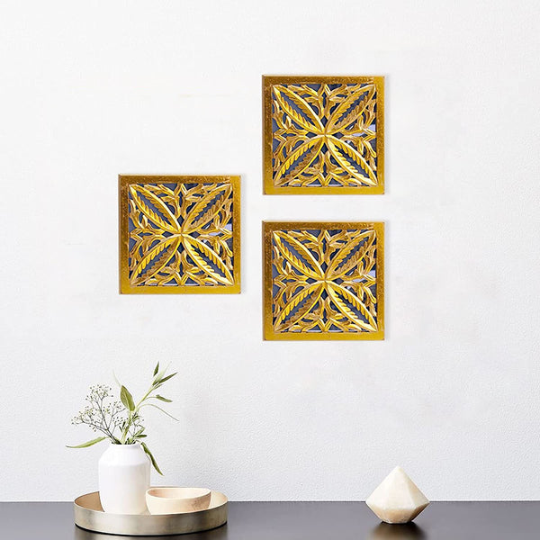 Carved Wall Panel, Set of 3 (GD2023)