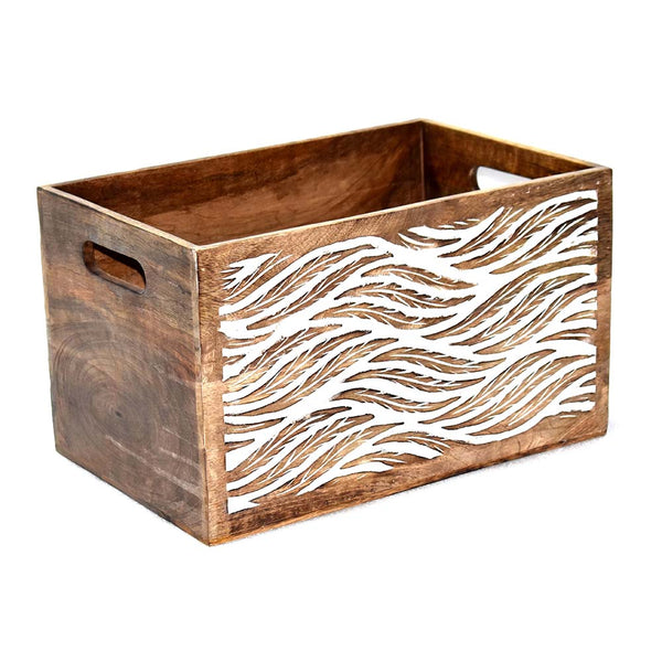 Leaf Design  Storage Crate