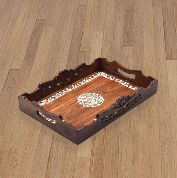 Dark Wood  Serving Tray (GD1293)