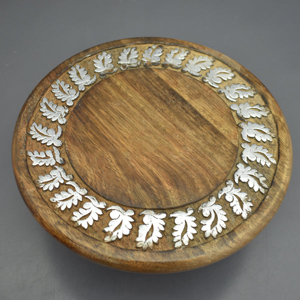 Wood Carved, Cake Stand (GD1789)