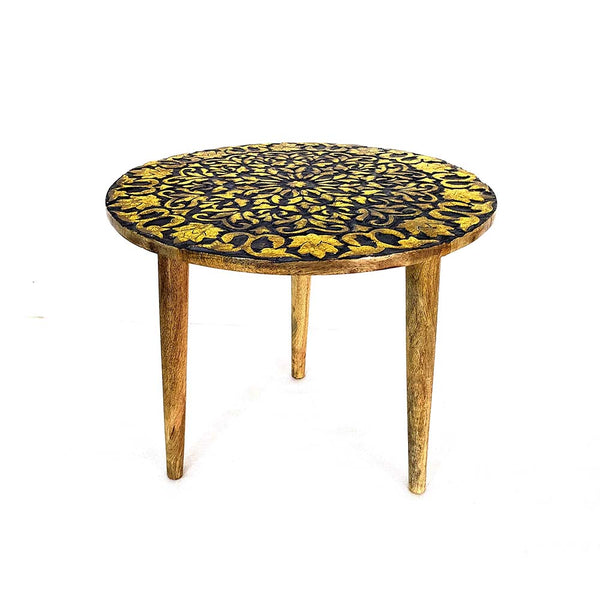 Wooden Carved Round table